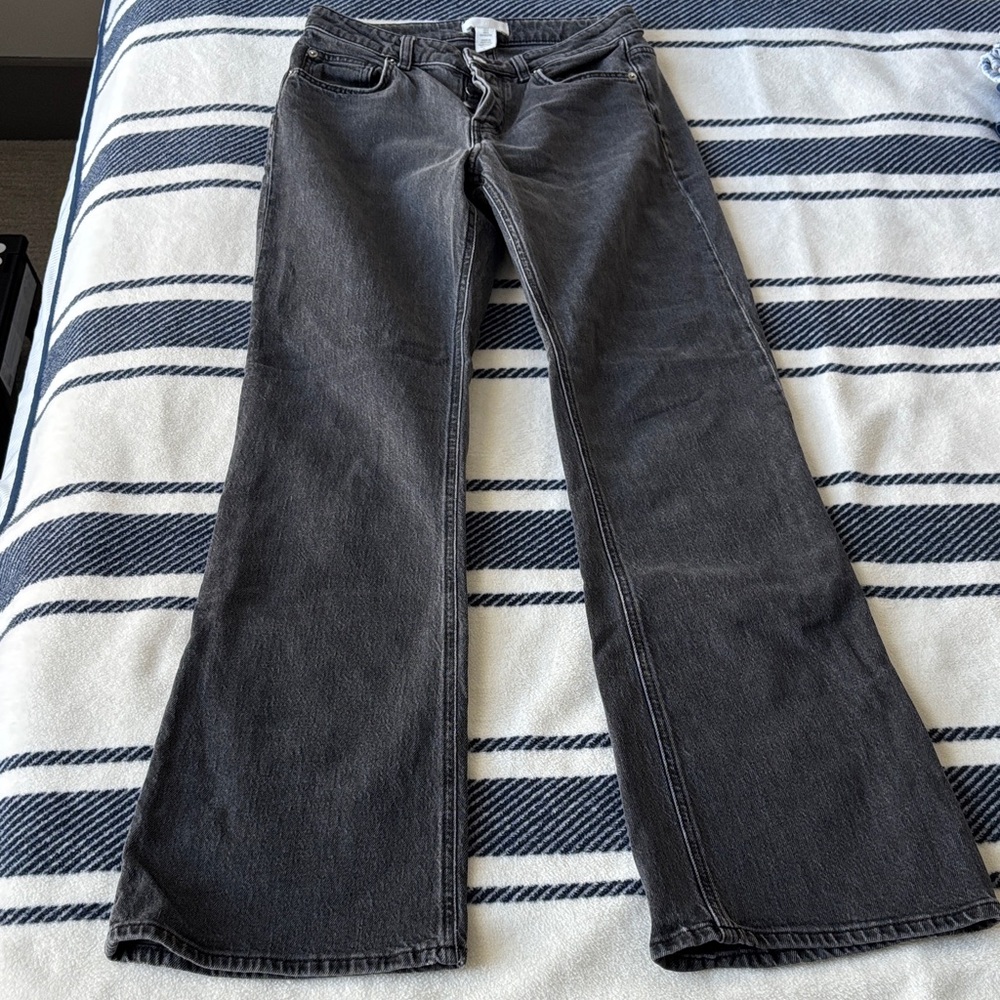 H&M Dark Gray Flare Women's Jeans